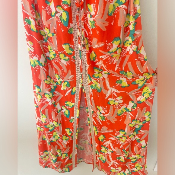 Ella Moss Orange Floradita Maxi Dress - Picture 6 of 13